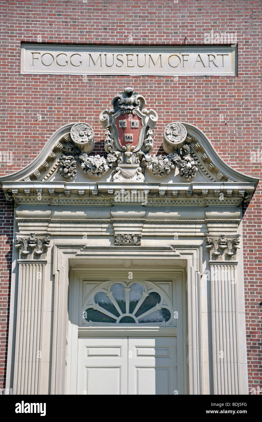 Fogg Museum of Art, Harvard University campus in Cambridge