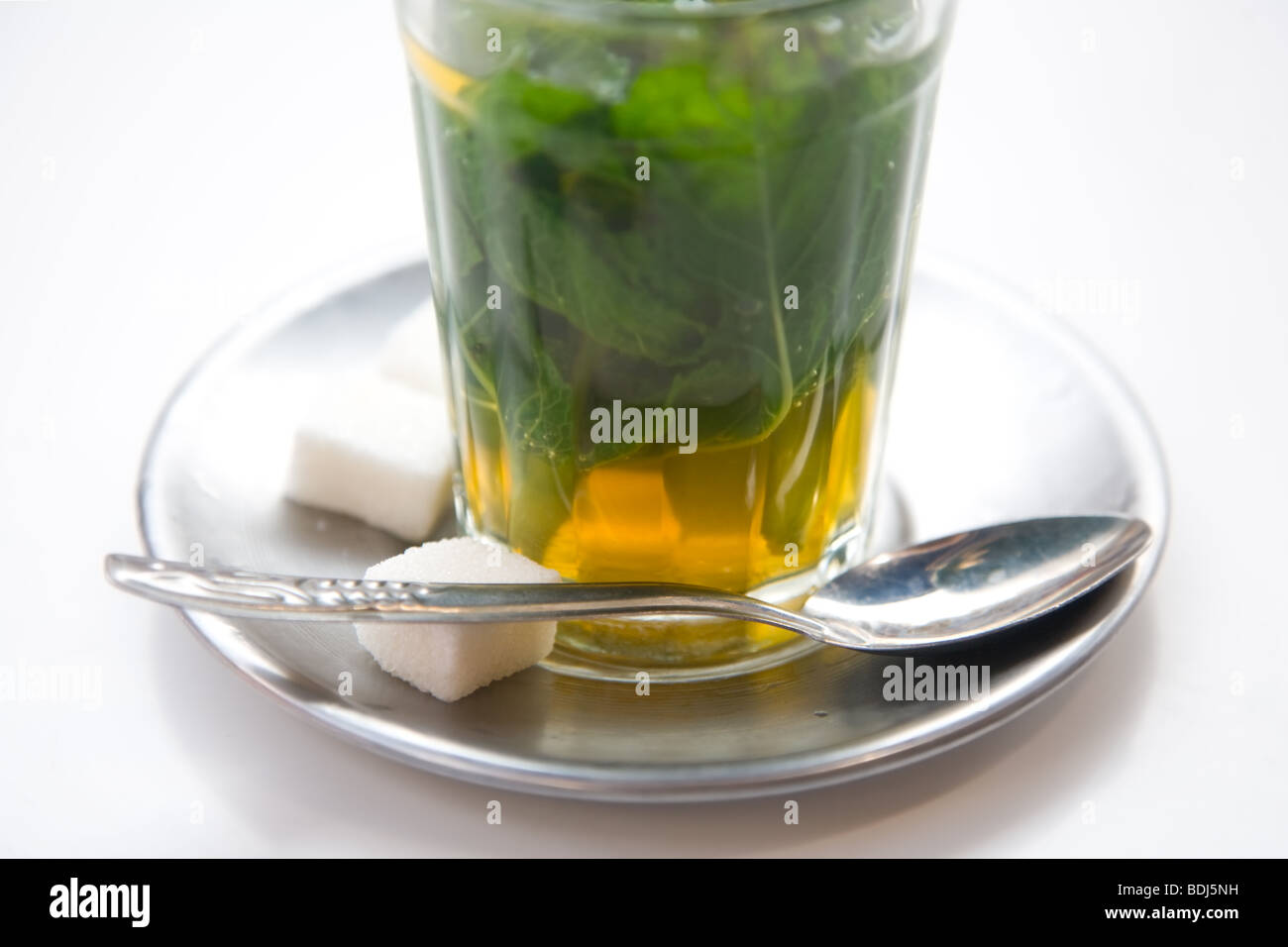 Mint tea in Morocco Stock Photo Alamy