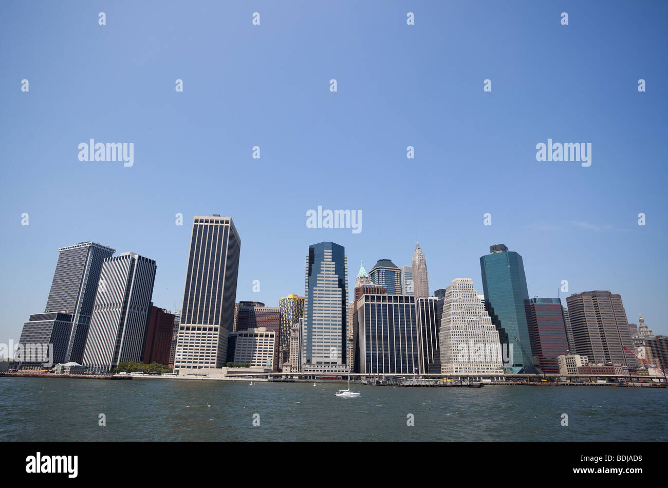 Skyline of Manhattan, New York City, USA. Stock Photo