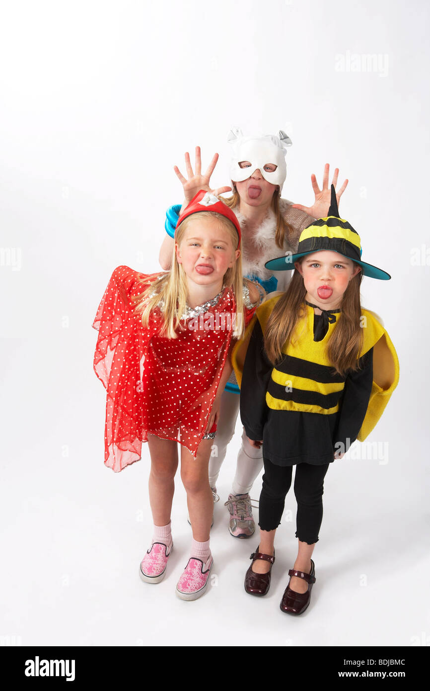 Girls in Costumes Stock Photo - Alamy