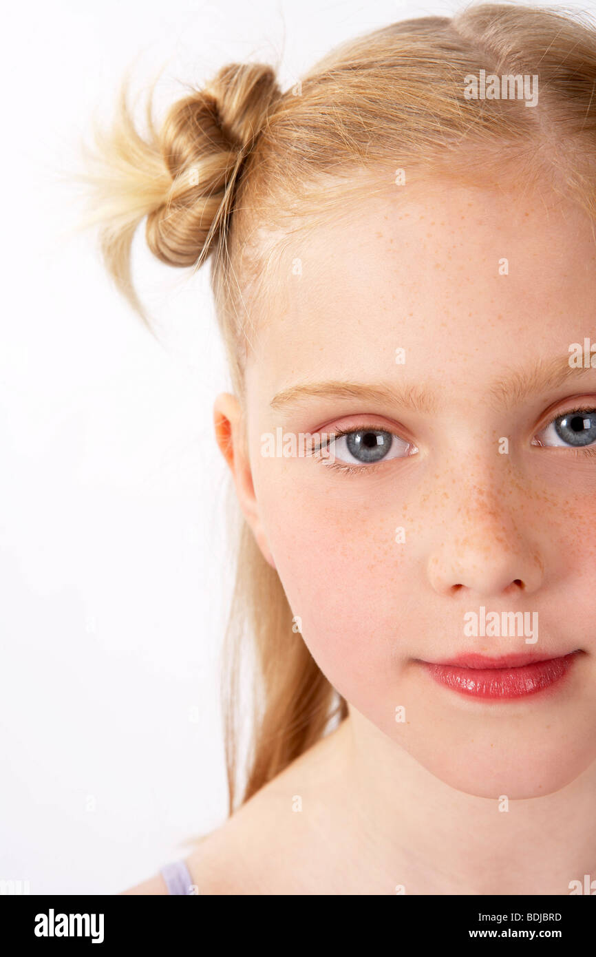 Close-up of Girl Stock Photo