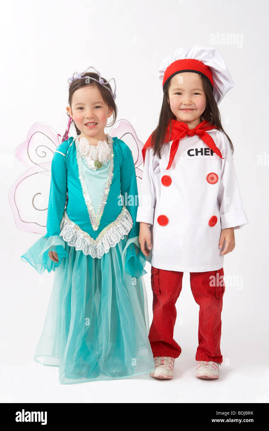 Girls in Costumes Stock Photo Alamy