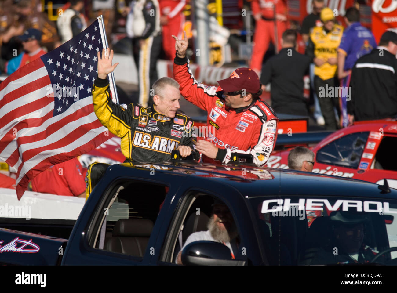 NASCAR action at Phoenix International Raceway, Avondale, Arizona, USA