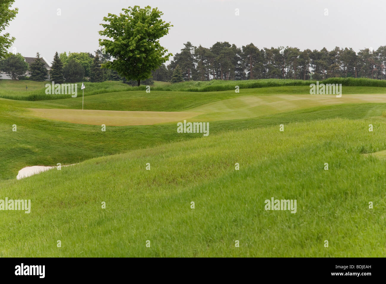 Overview of Golf Course Stock Photo Alamy
