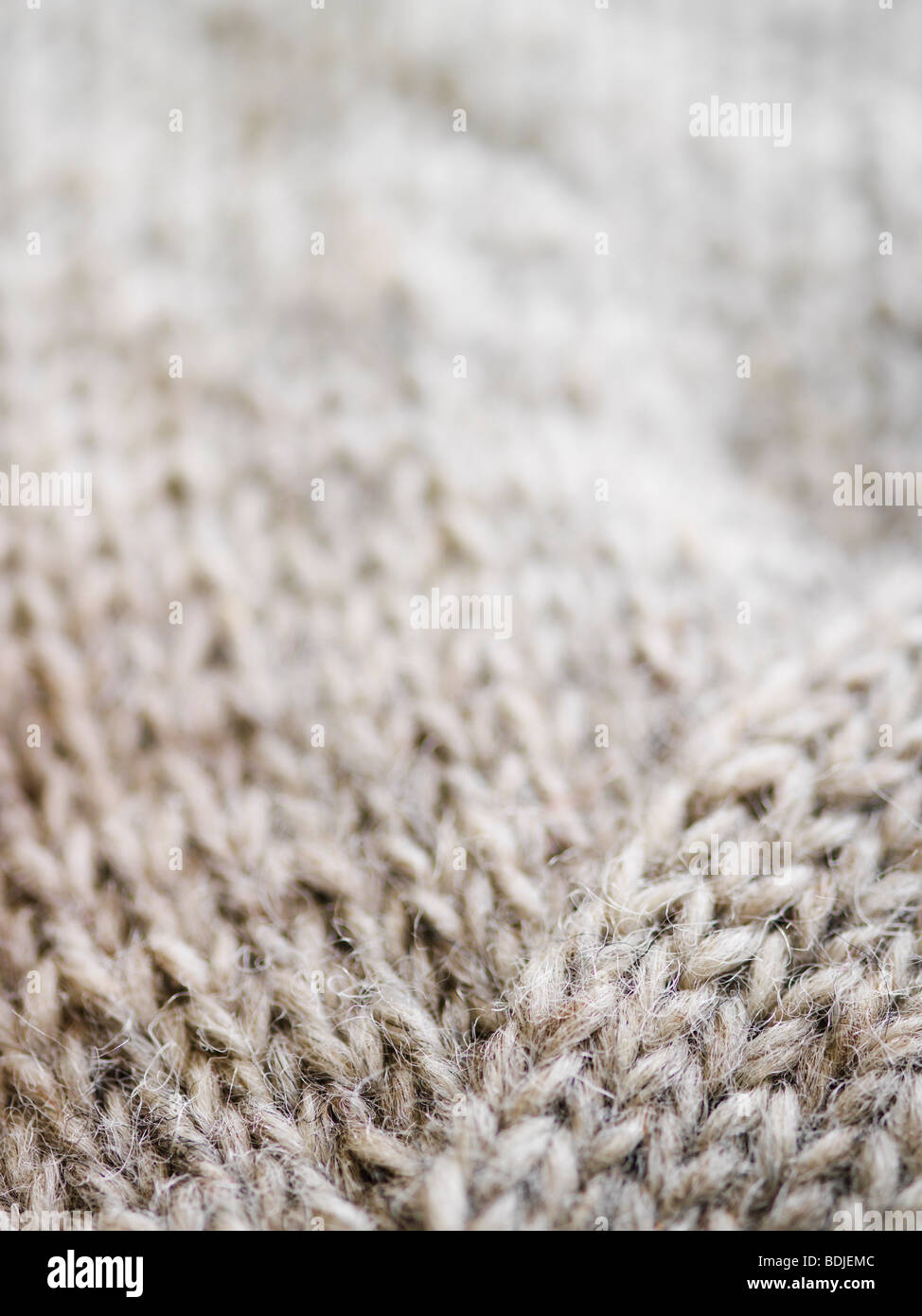 Close-up of Wool Mitten Stock Photo