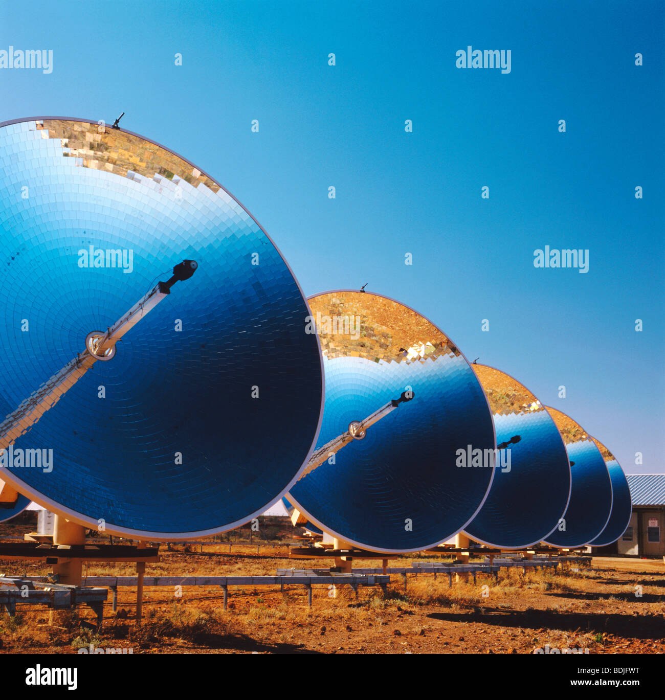 Solar Collectors Stock Photo