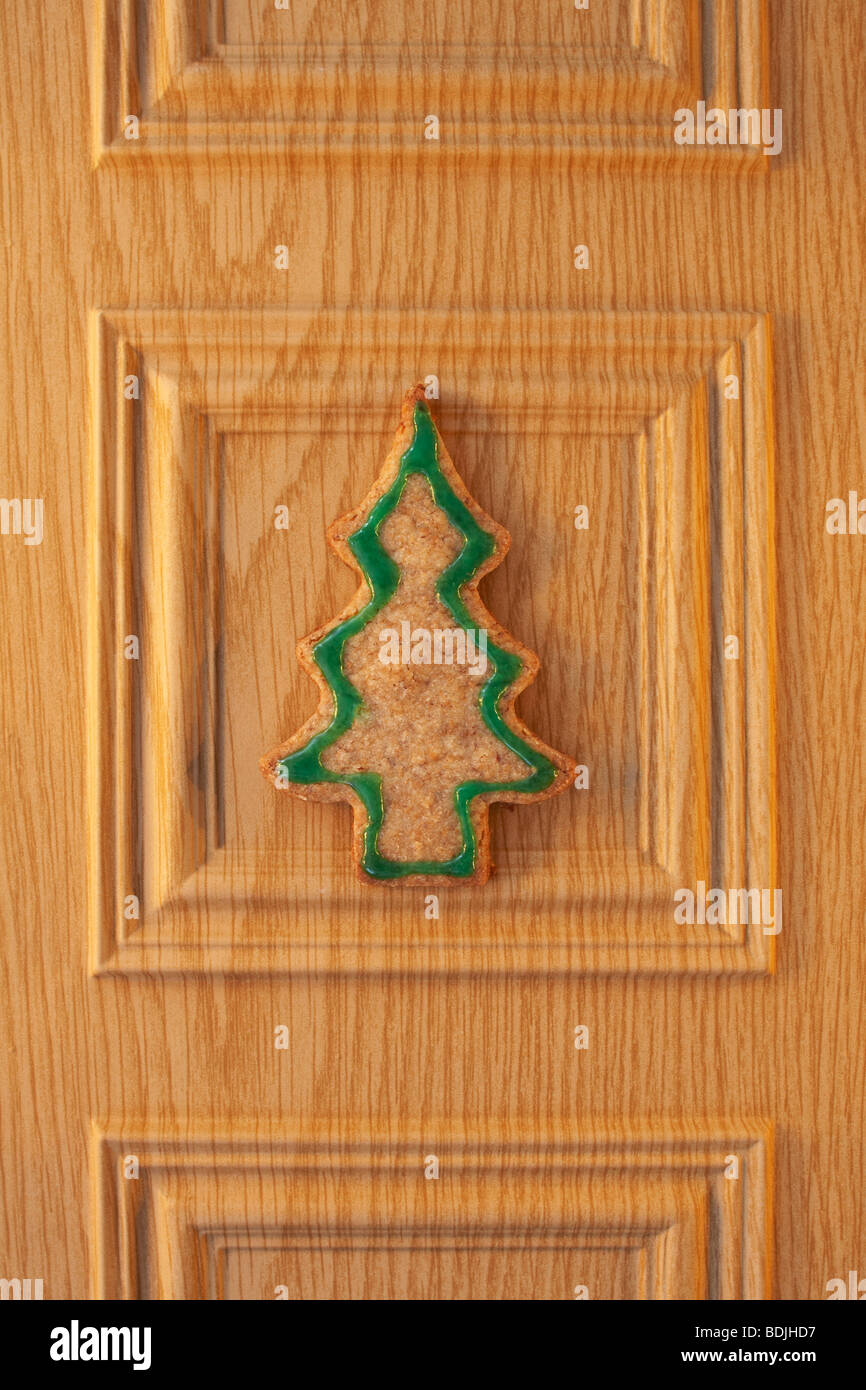 Christmas Tree Cookie Stock Photo