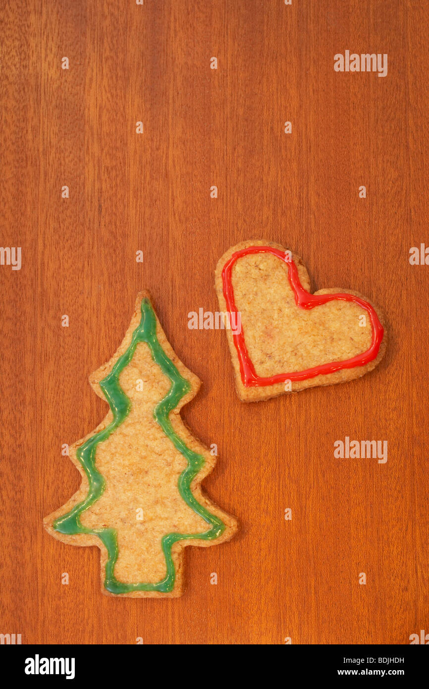 Christmas Tree Cookie Stock Photo