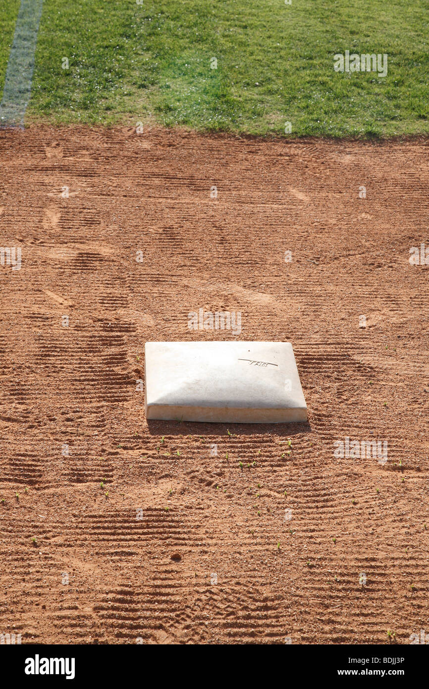 Base on Baseball Diamond Stock Photo Alamy