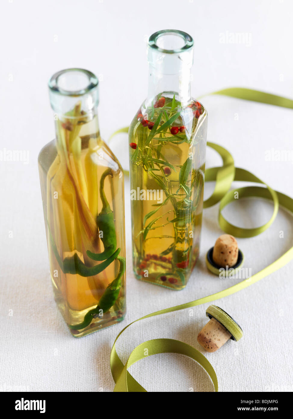 Homemade, Infused, Bottled Vinegars Stock Photo - Alamy