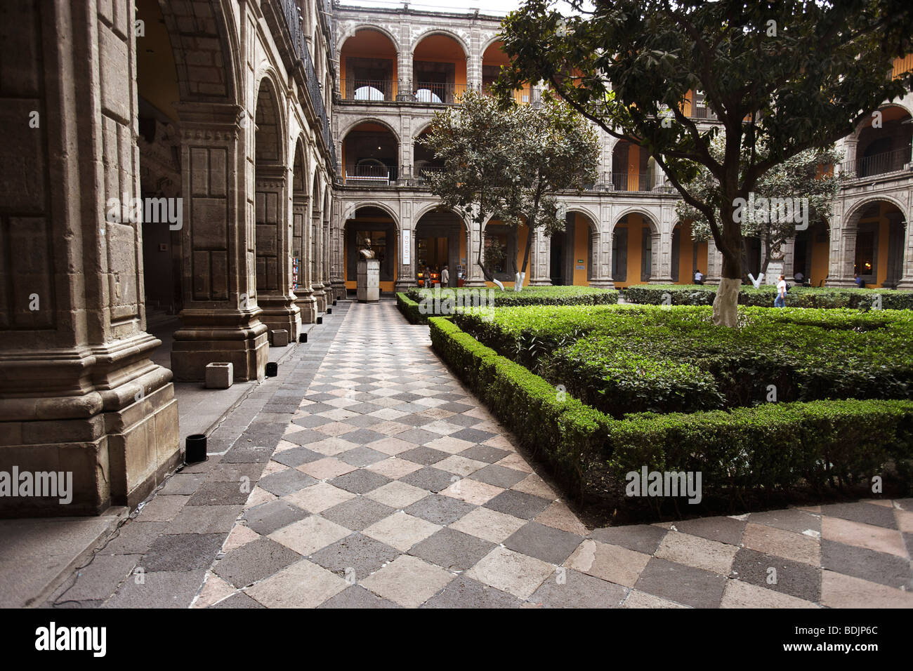 Museum Courtyard, Mexico City, Mexico Stock Photo Alamy