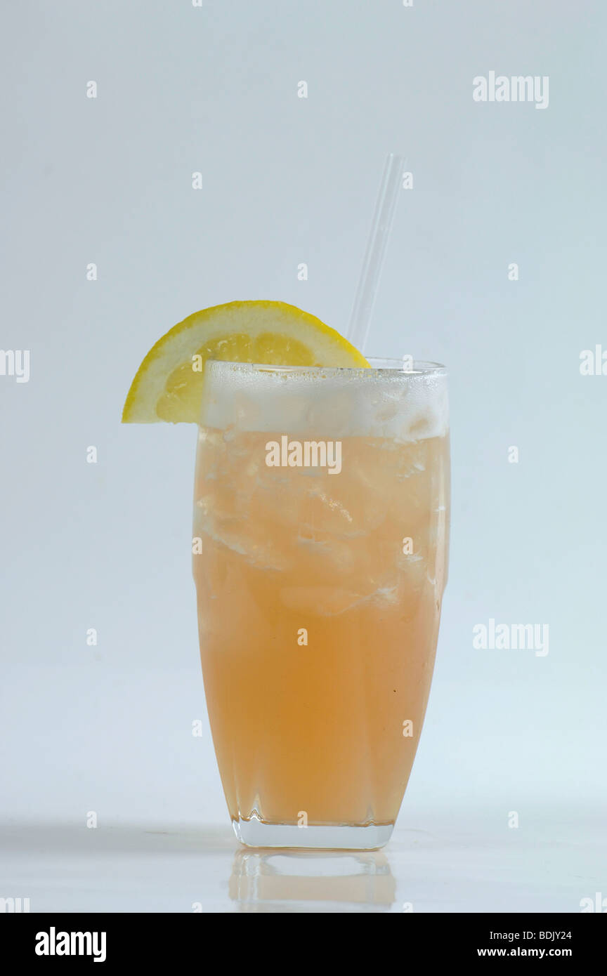 Bacardi rum lemon cocktail Stock Photo Alamy
