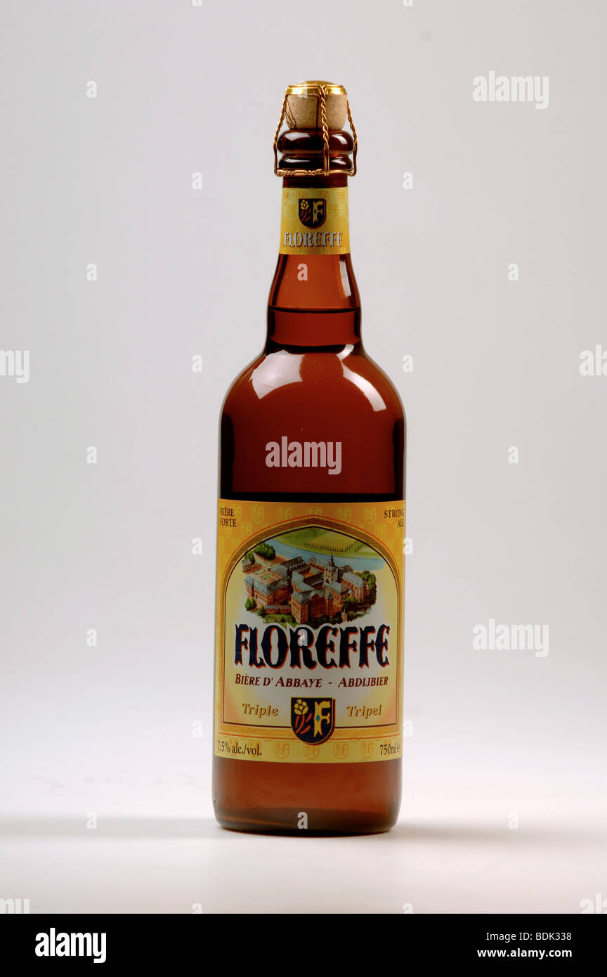 750ml bottle of Floreffe Belgian Abbey beer Stock Photo Alamy