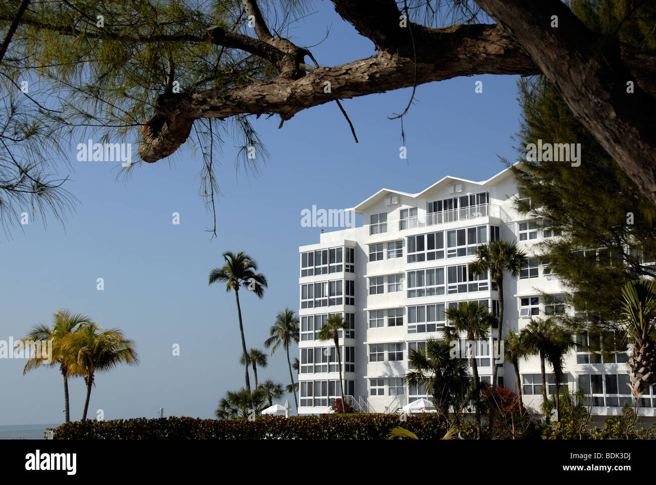 Luxury condo in Florida USA. Stock Photo