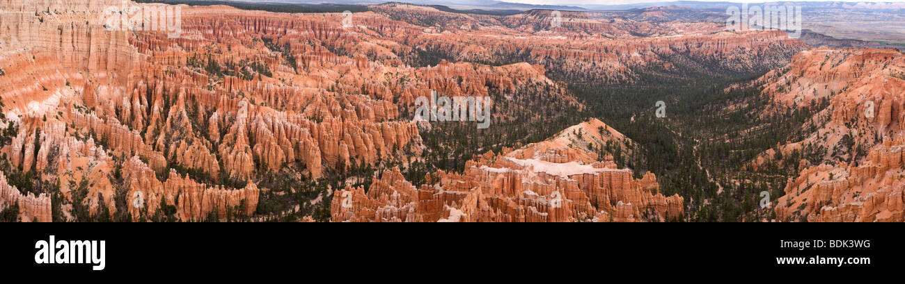 Bryce Amphitheater from Bryce Point, Bryce Canyon National Park, Utah Stock Photo