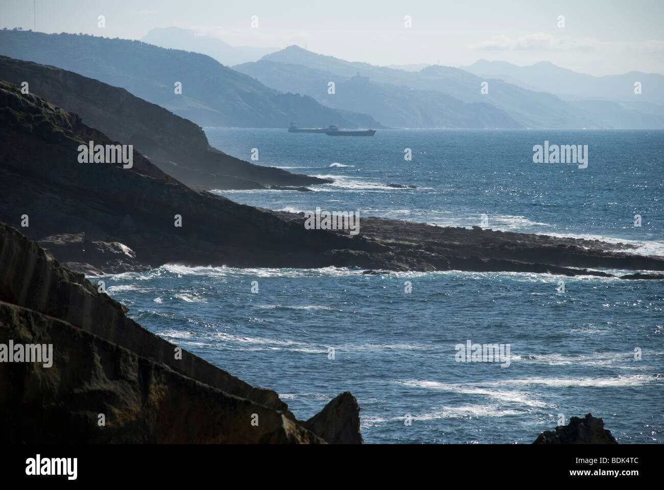 Basque coast Stock Photo