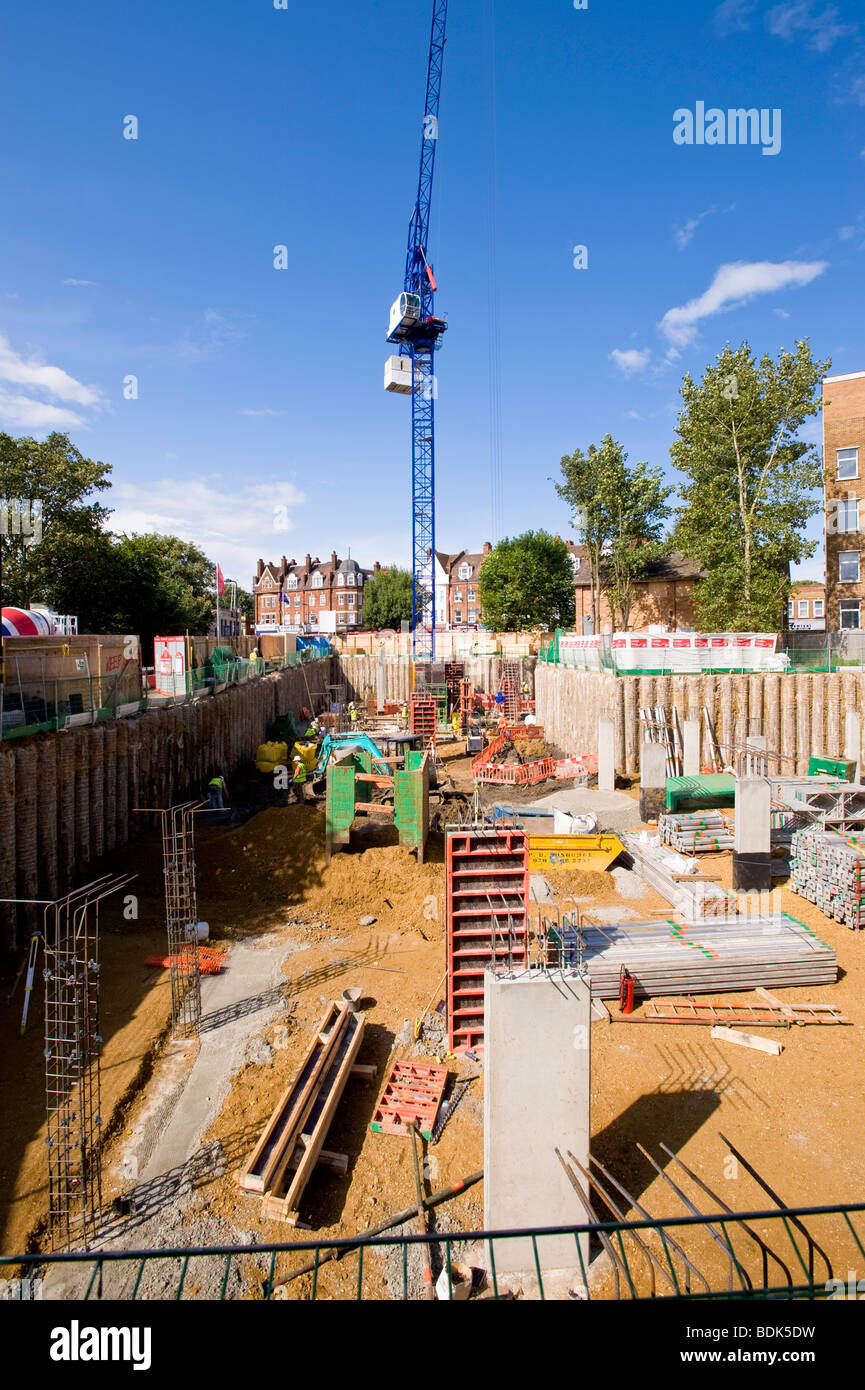 Homes site building ealing hires stock photography and images Alamy