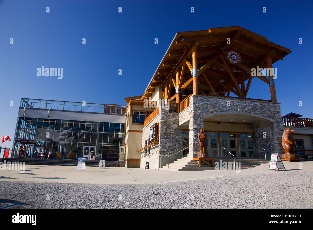Roundhouse Lodge, Whistler Mountain, Whistler, British Columbia, Canada. Stock Photo