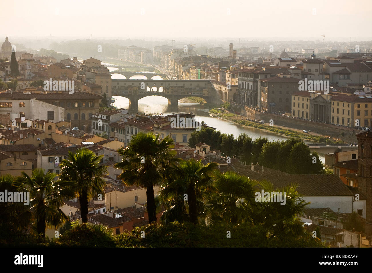 View of Florence from the Piazzale Michelangelo, Florence, Italy Stock Photo