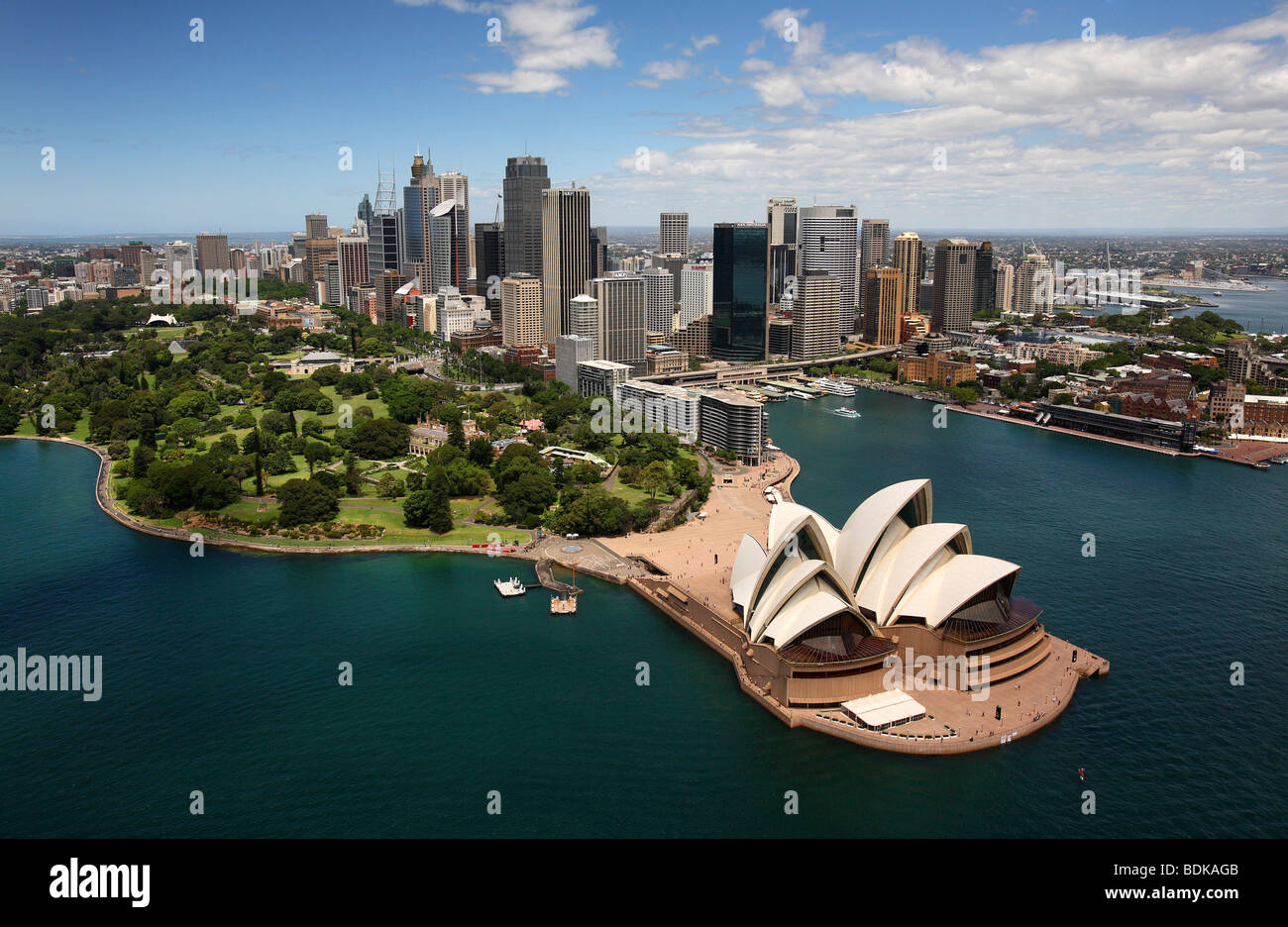 Sydney Harbour Australia aerial Stock Photo