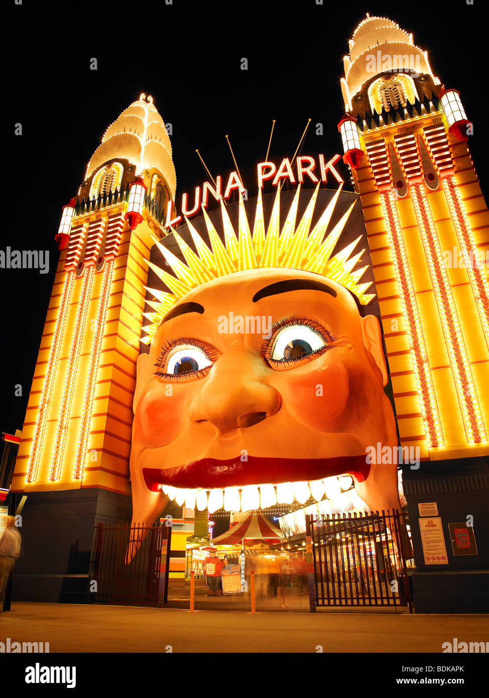 Luna Park Sydney Australia Stock Photo Alamy