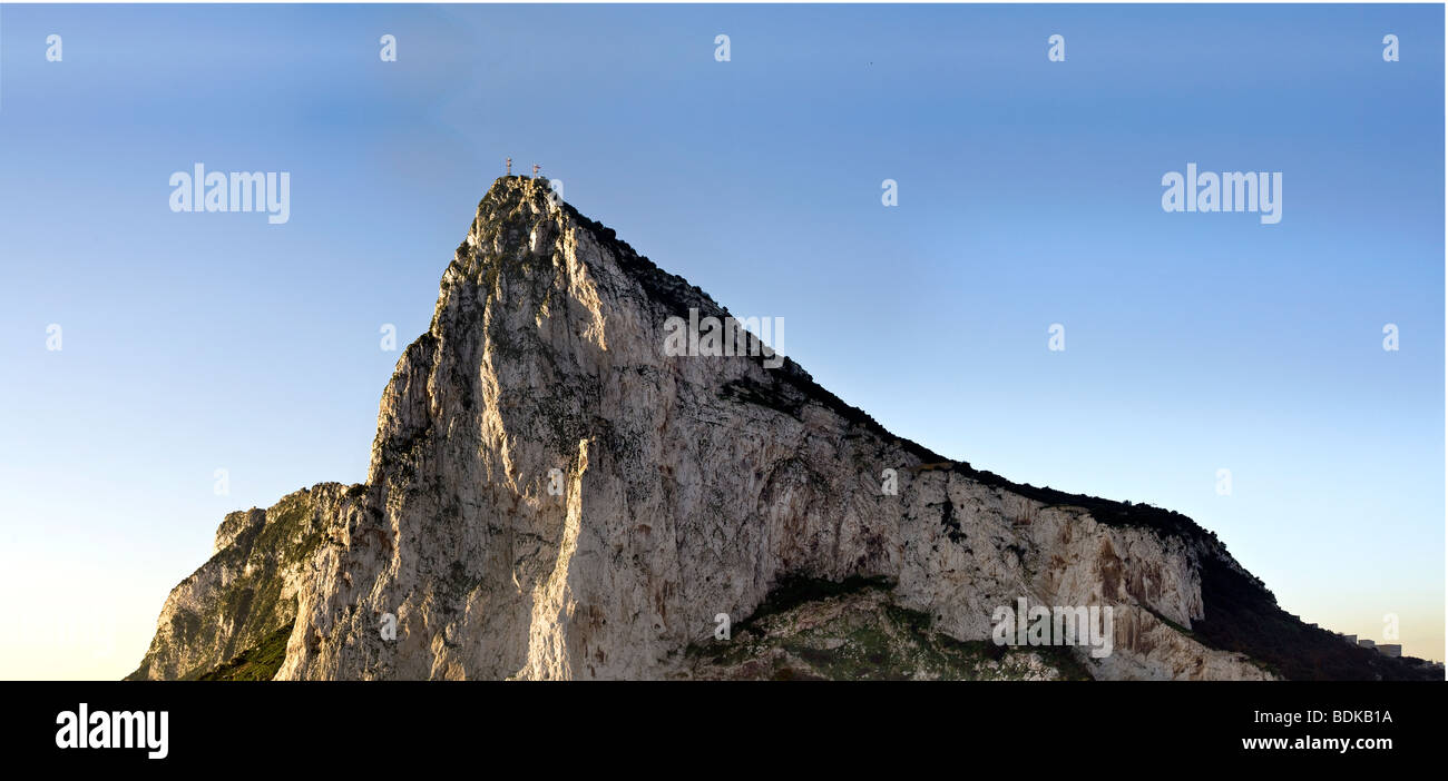 Rock of Gibraltar, North face Stock Photo