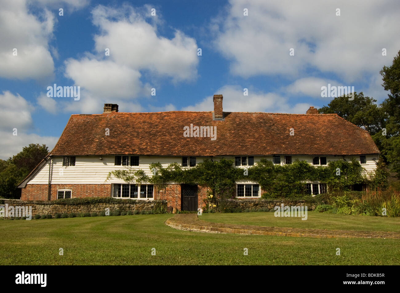 old sussex farmhouse Stock Photo