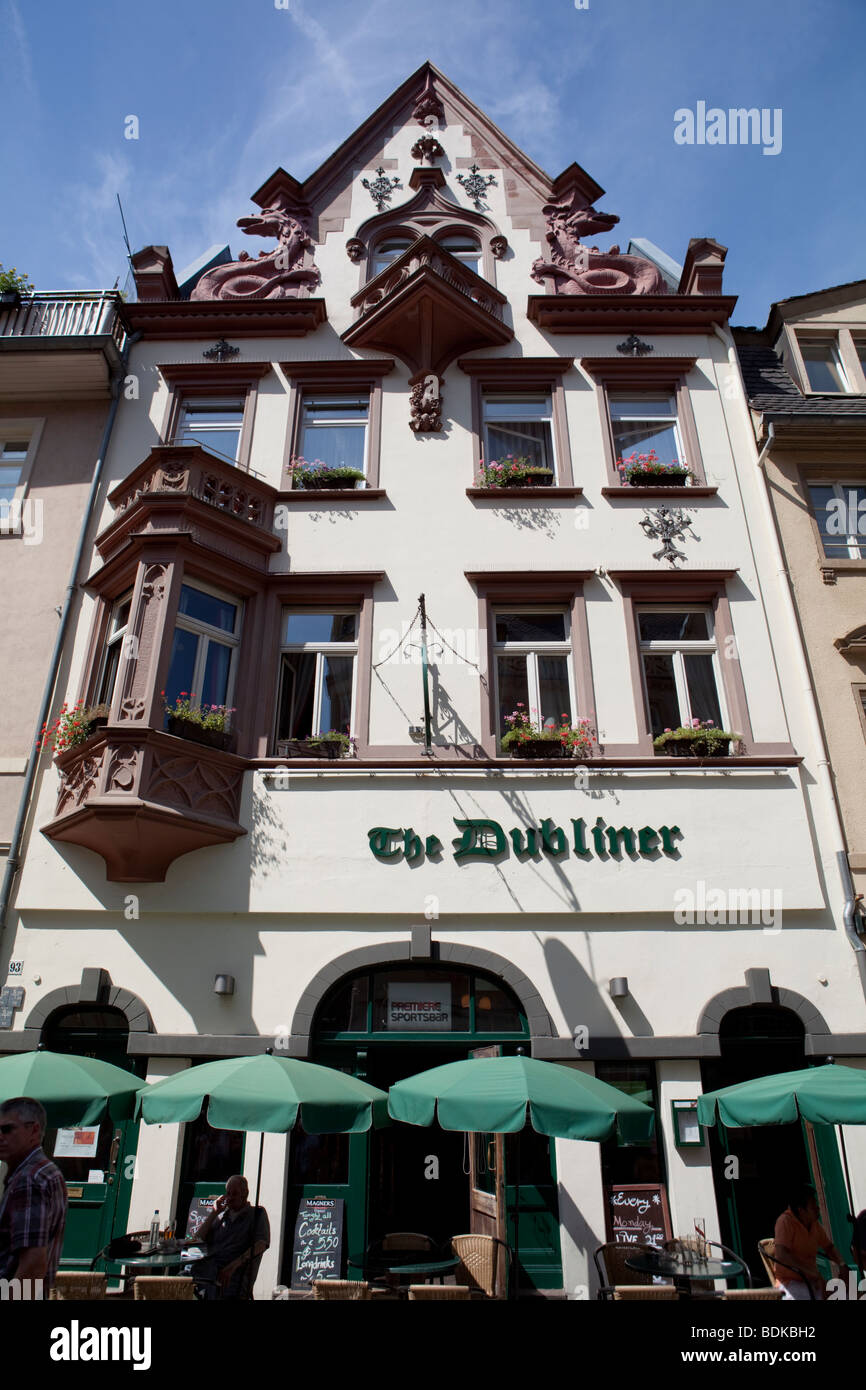 The Dubliner pub in Heidelberg, Baden Wuetttemberg , Germany Stock Photo