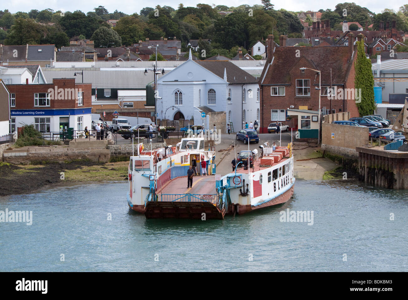 Chain link ferry Cowes Isle of Wight Stock Photo Alamy