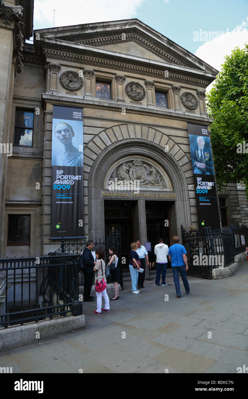 The National Portrait gallery in London Stock Photo