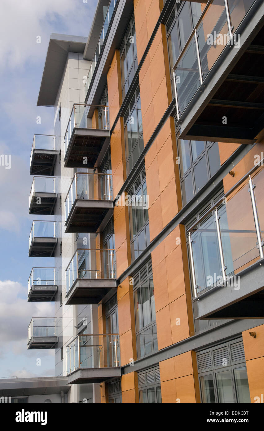 Residential flats, Castle Street, Poole, Dorset Stock Photo Alamy