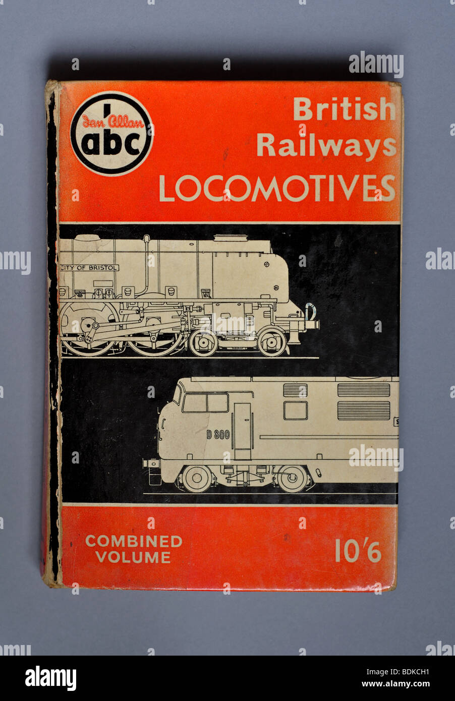 Ian Allan 1958/9 edition Combined Volume train spotting book Stock Photo