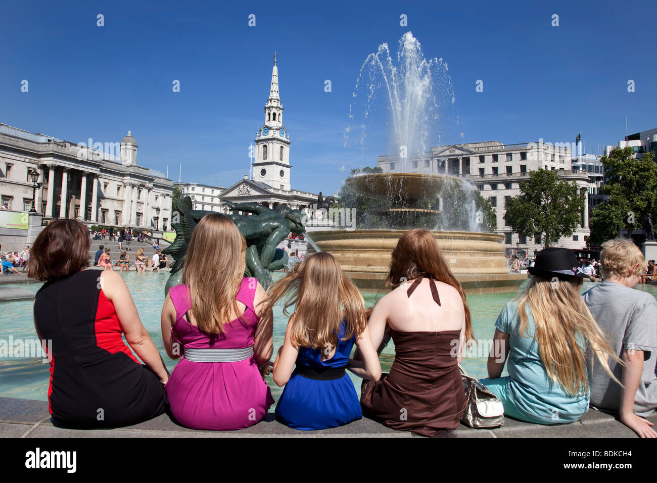 Trafalgar Sq, London Stock Photo Alamy