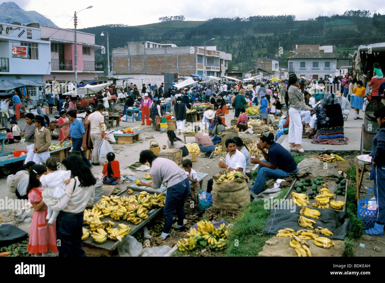 ecuador, quito, market Stock Photo Alamy