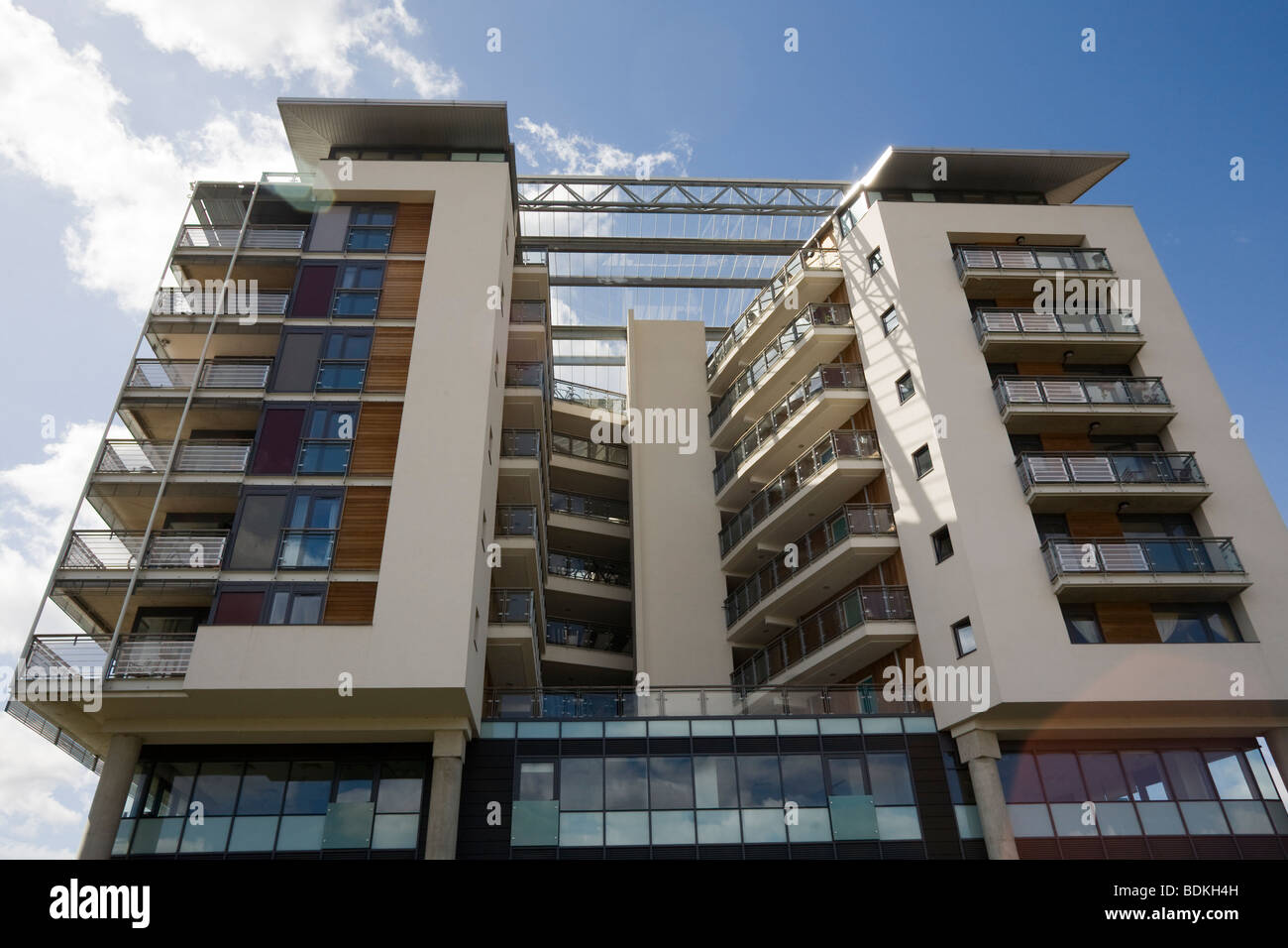 Modern apartments overlooking Regents Canal, near Mile End Park London