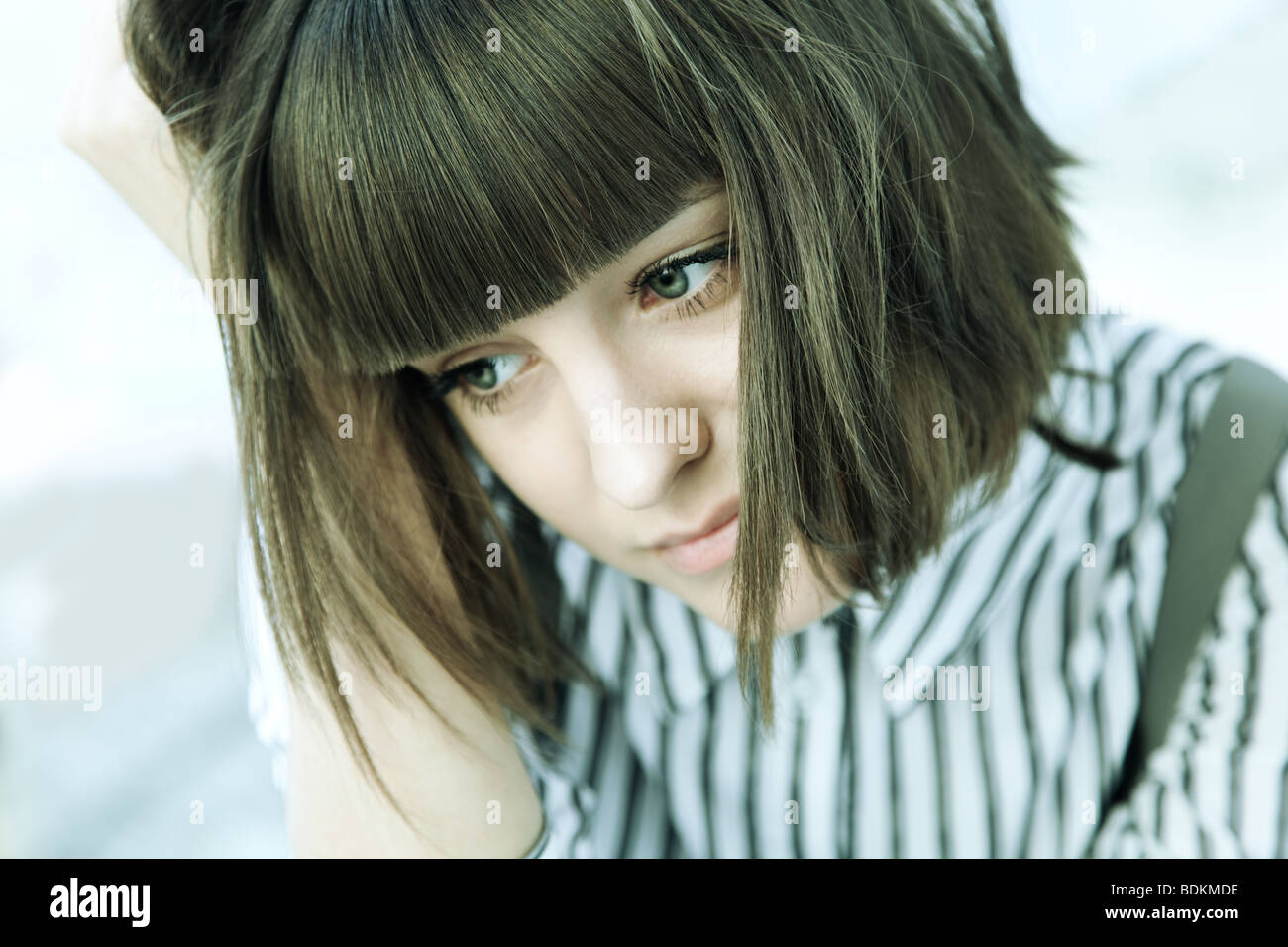 Close up photo teen girl in hi-res stock photography and images - Alamy