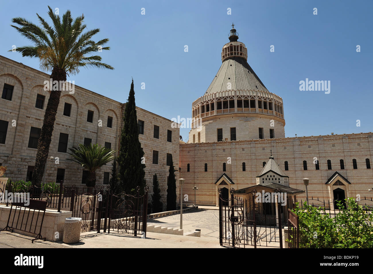 Basilica of the Annunciation, Nazareth, Israel Stock Photo, Royalty ...