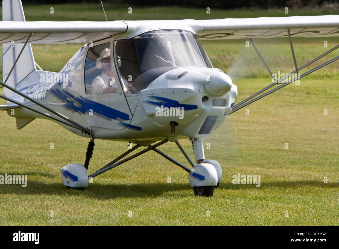 Ikarus C42 FB80 at Popham Stock Photo