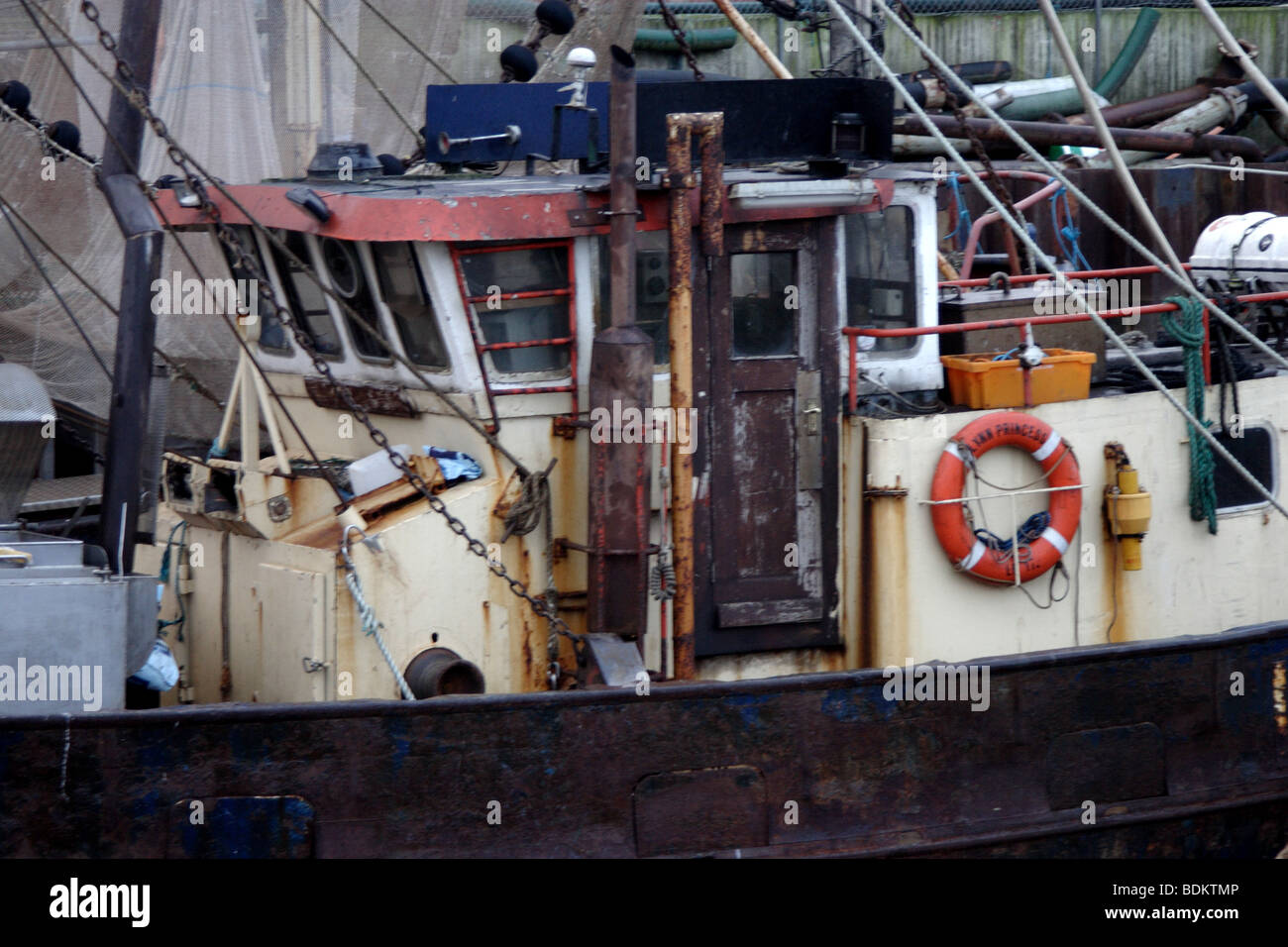 Fishing boat cabin Stock Photo Alamy
