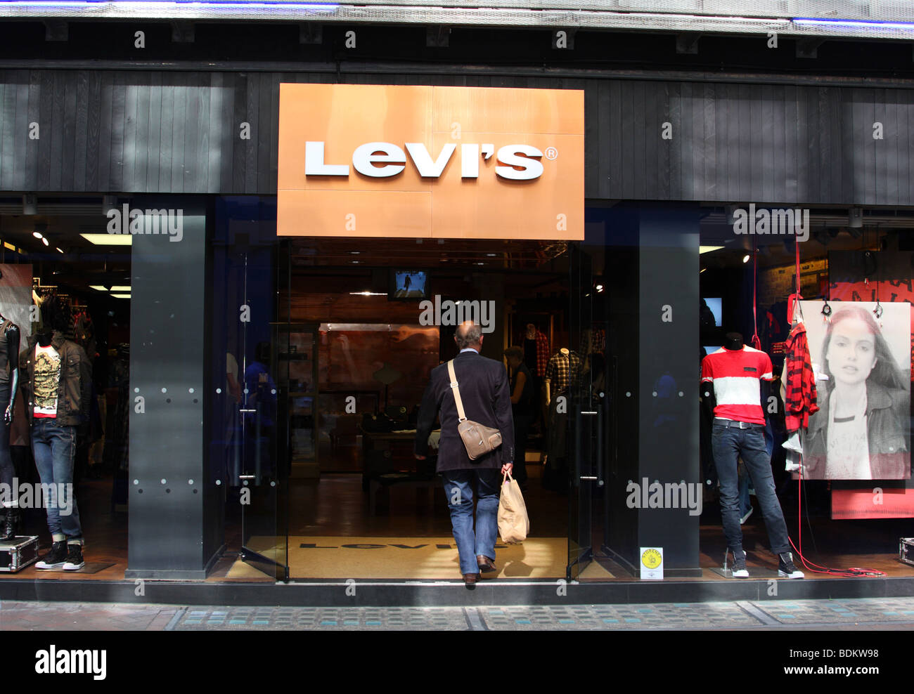 A Levi's store on Carnaby Street, London, England, U.K Stock Photo Alamy
