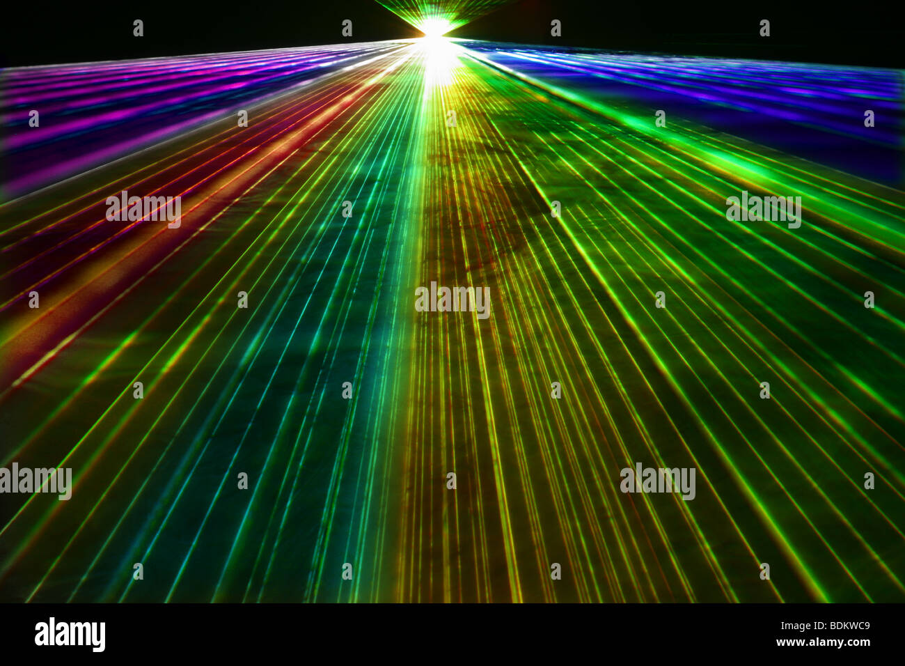 multi coloured colour rainbow laser show color Stock Photo - Alamy