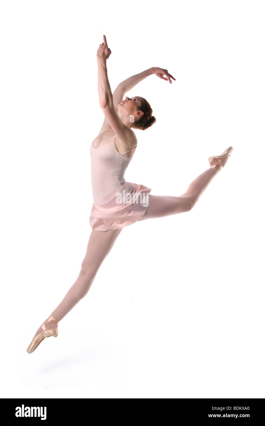 Ballerina jumping hi-res stock photography and images - Alamy