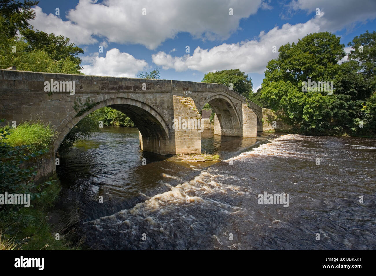 Bridge over the River Wharfe at Ilkley, Wharfedale, Yorkshire Dales