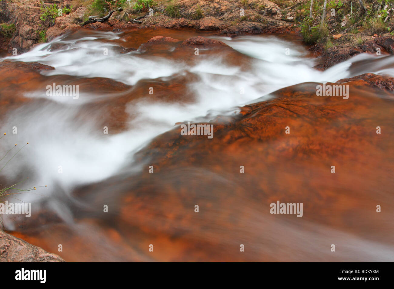 [Australian National Park]. River and waterfalls. Litchfield National Park Stock Photo