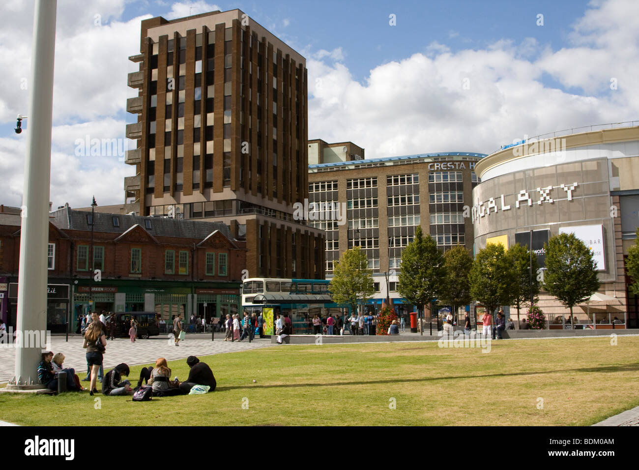 Luton town centre high street Bedfordshire england uk gb Stock Photo