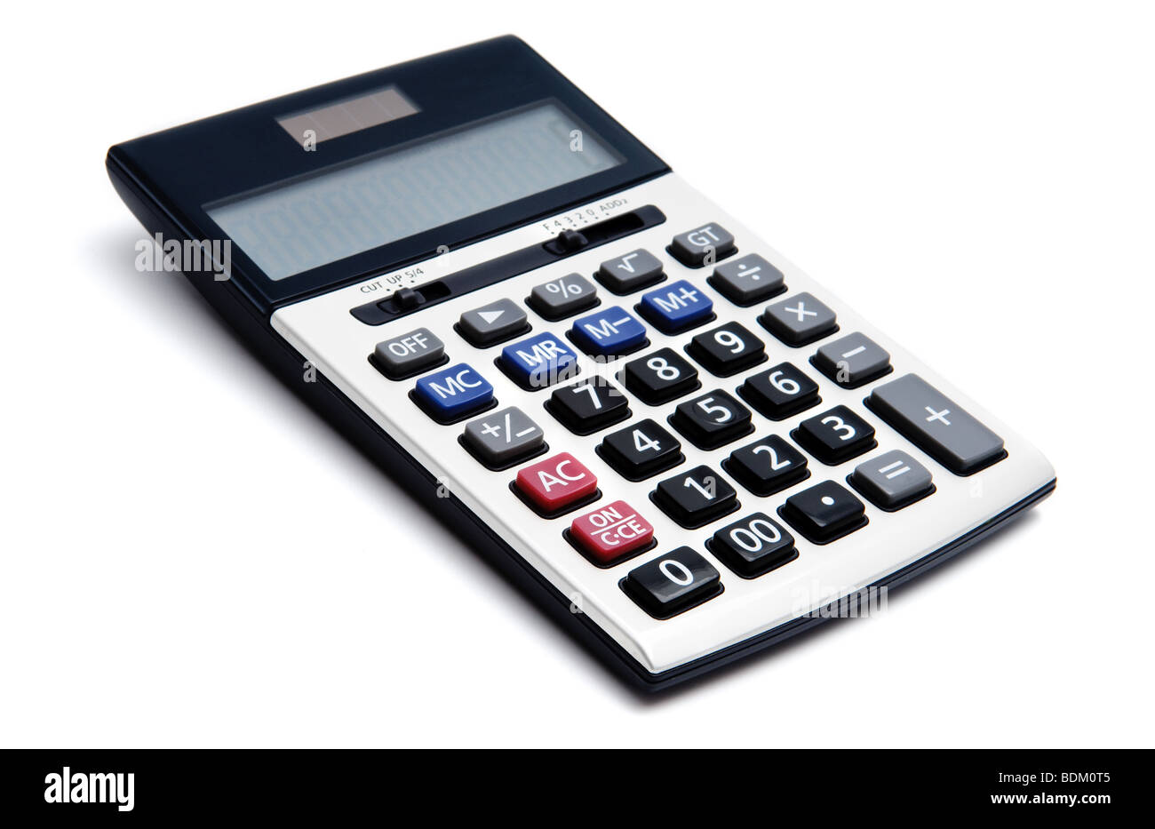 calculator isolated on white background Stock Photo