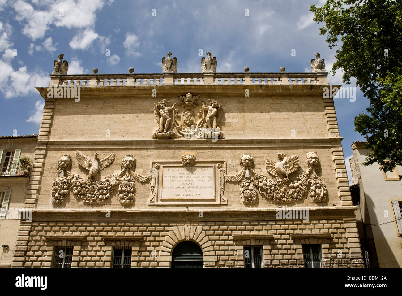 Civic buildings in Avignon, Provence, France Stock Photo