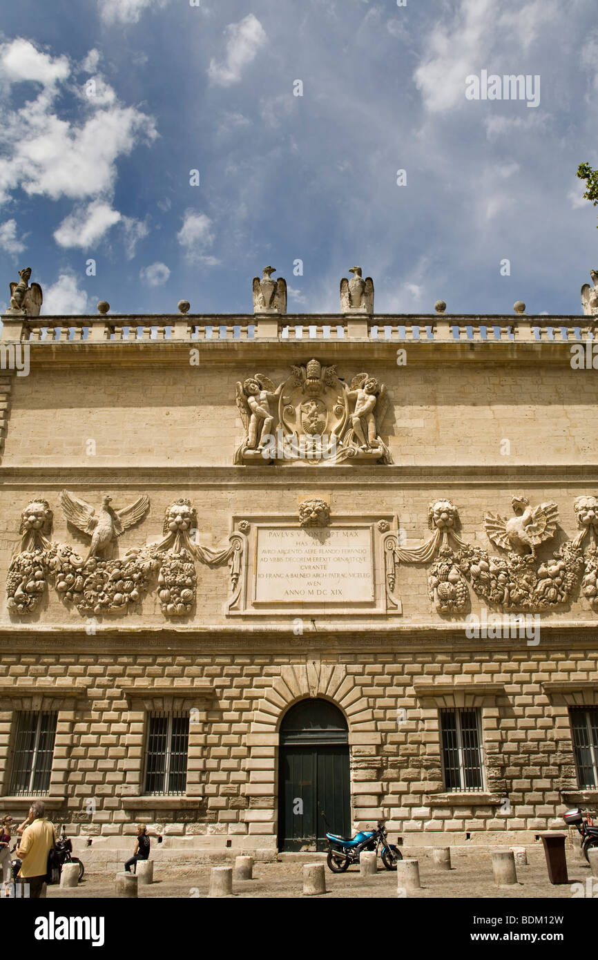 Civic buildings in Avignon, Provence, France Stock Photo