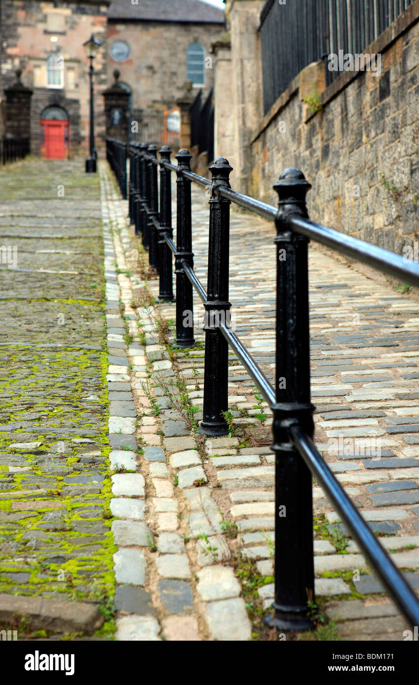 Steep Church Hill in Paisley Renfrewshire Stock Photo Alamy