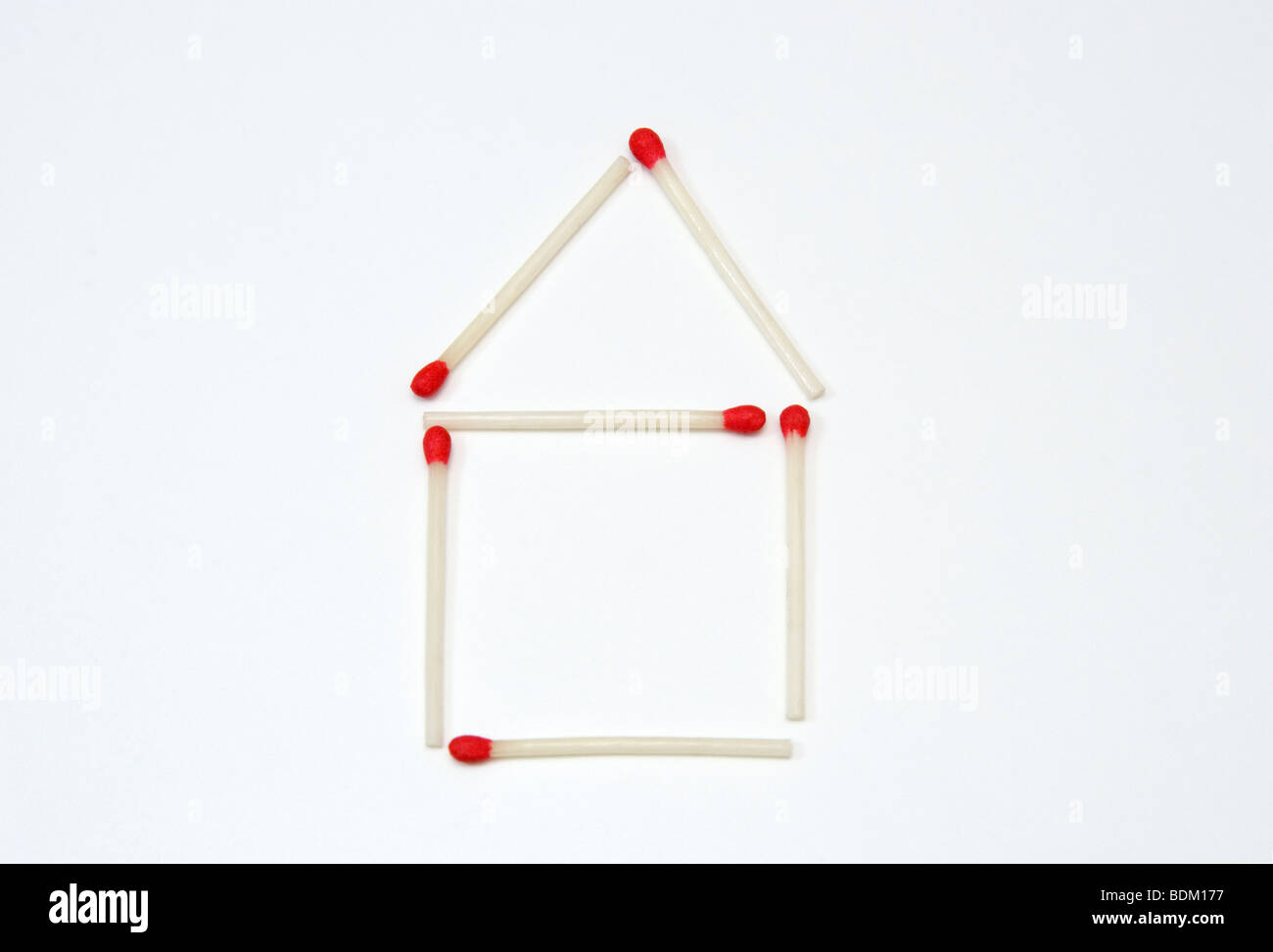 house made of matches Stock Photo Alamy